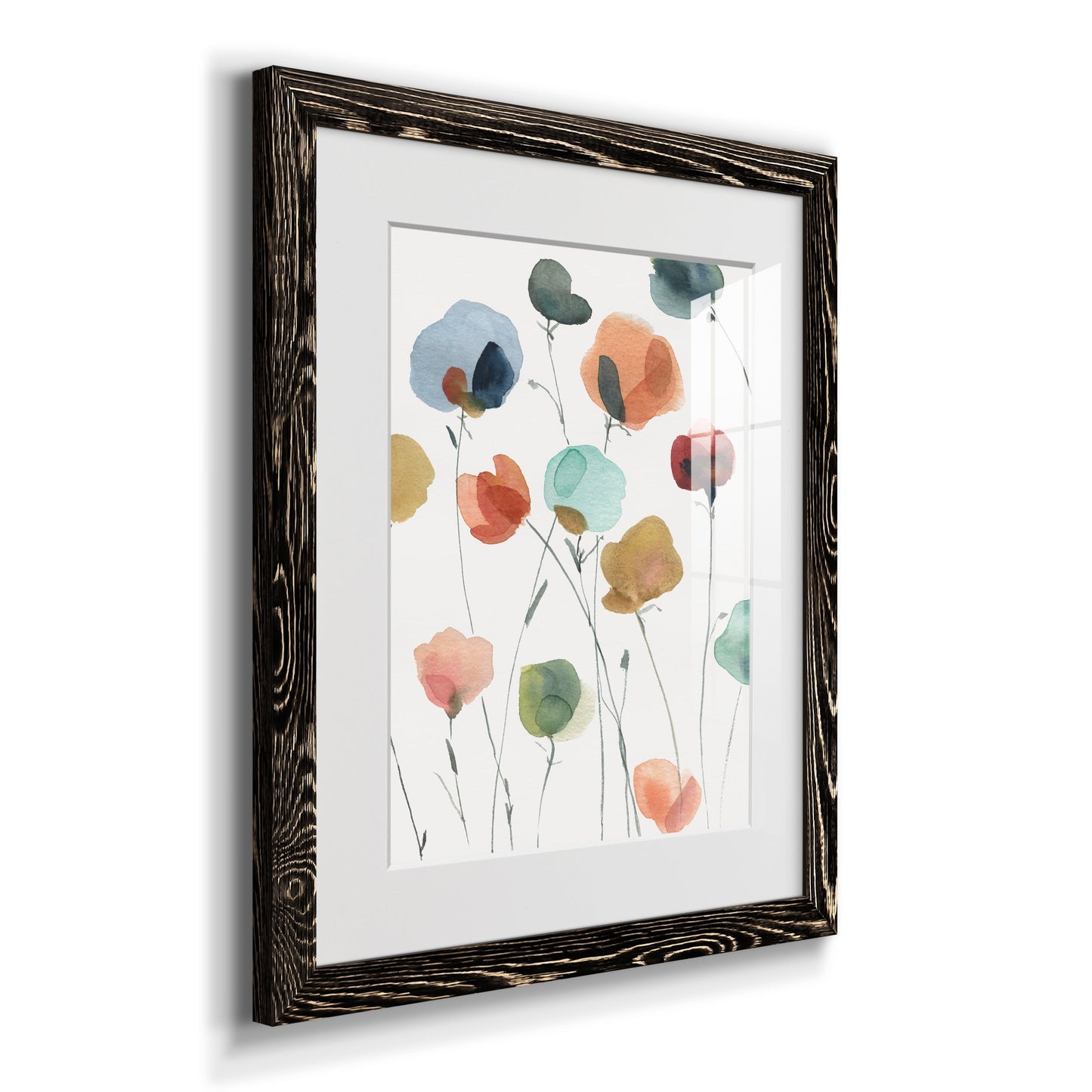 Lollipop Garden II - Premium Framed Print - Distressed Barnwood Frame - Ready to Hang