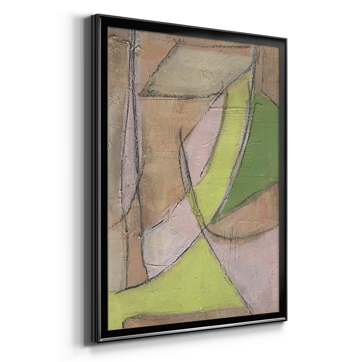 Many Layers II - Modern Framed Canvas Print