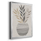 Palm Arrangement I - Modern Framed Canvas Print