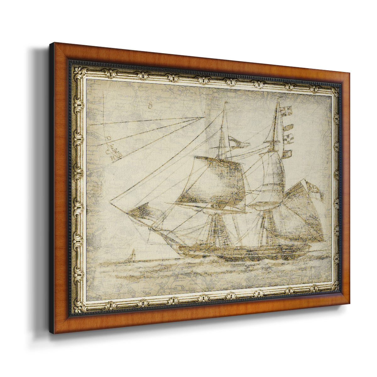 Ghost Ship II Premium Framed Canvas- Ready to Hang