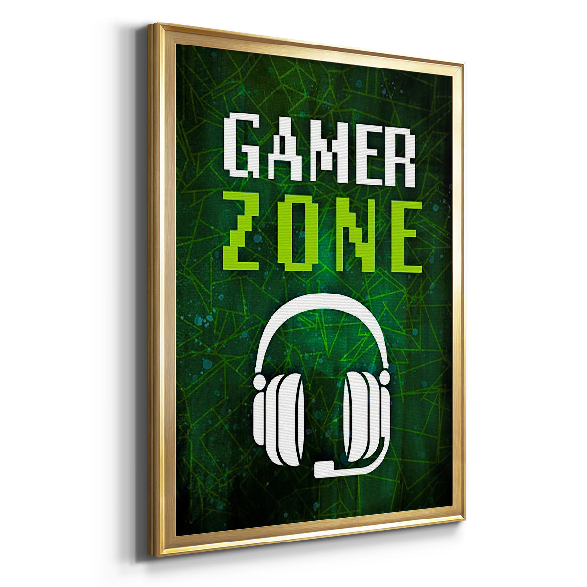 It's Game On IV - Modern Framed Canvas Print