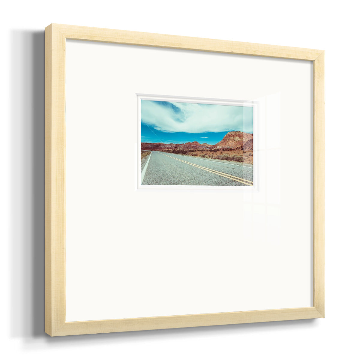 New Mexico Drive I Premium Framed Print Double Matboard