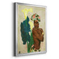 Woman Strong II - Modern Framed Canvas Print