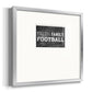 Faith Family Football Premium Framed Print Double Matboard