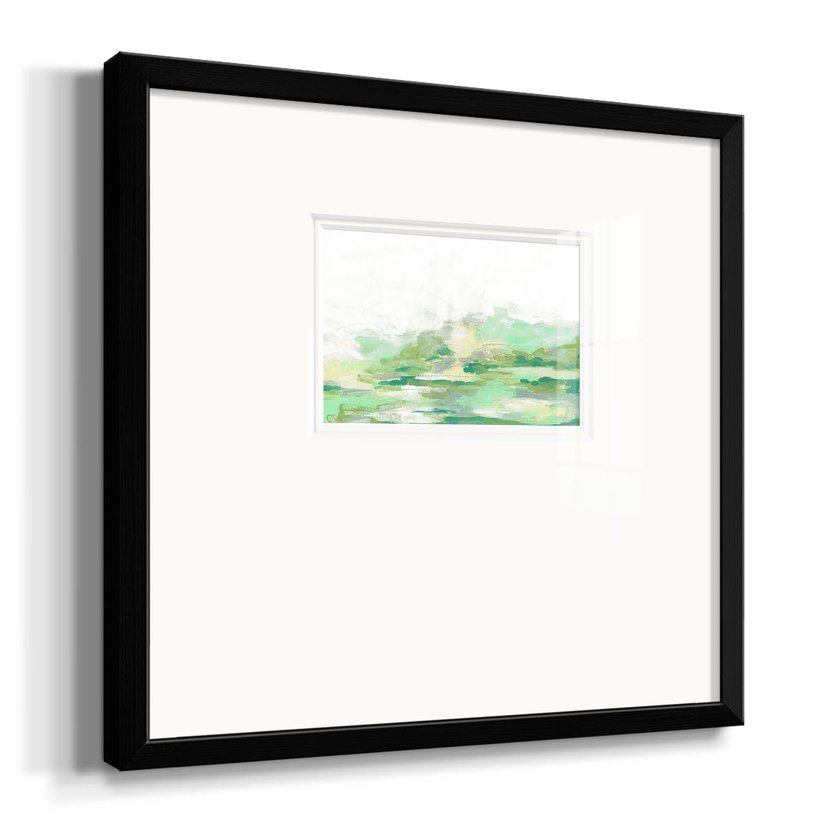 Green Mist Vista II Premium Framed Print Double Matboard