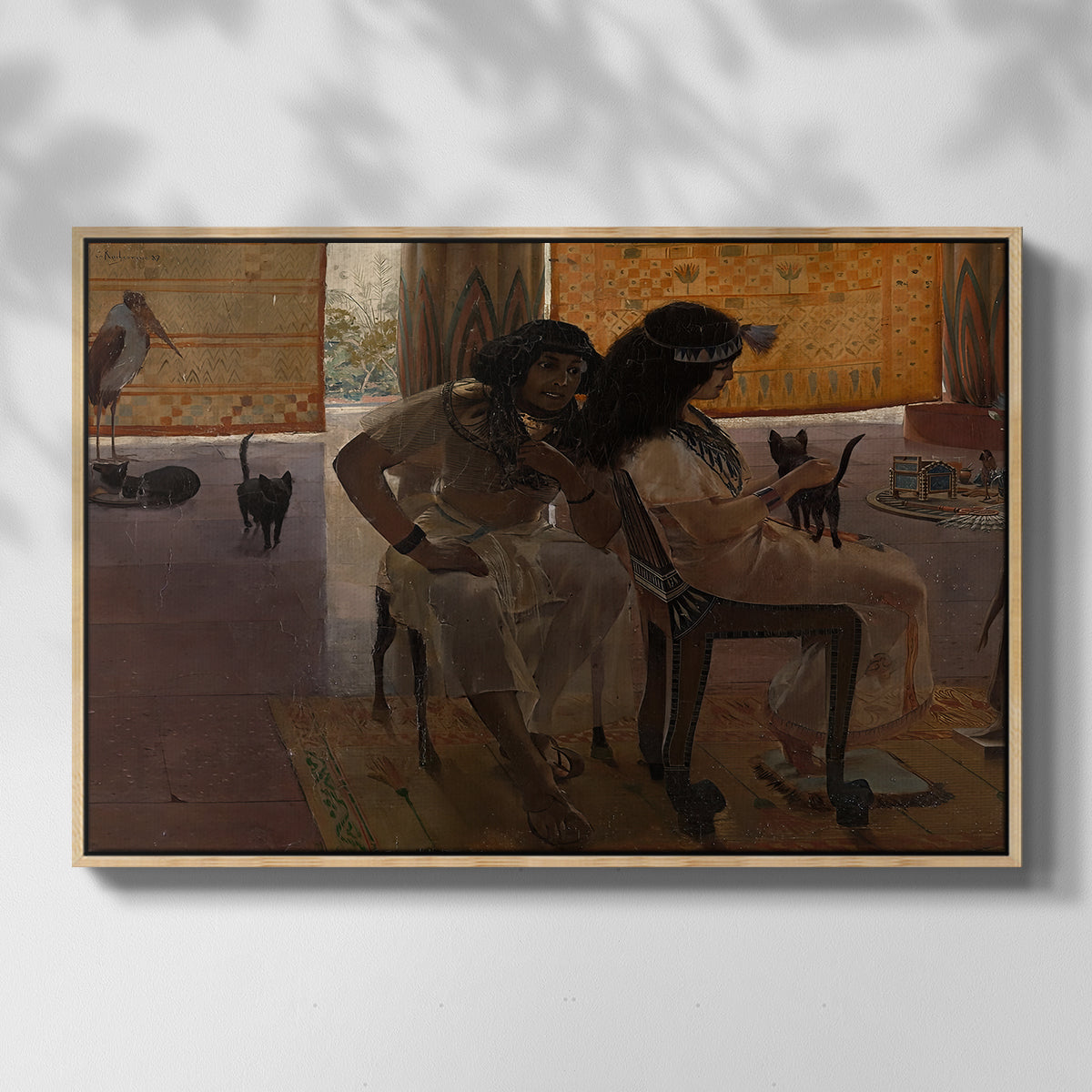 The Age of the Pharaohs, 1914 - Floater Framed Canvas Print