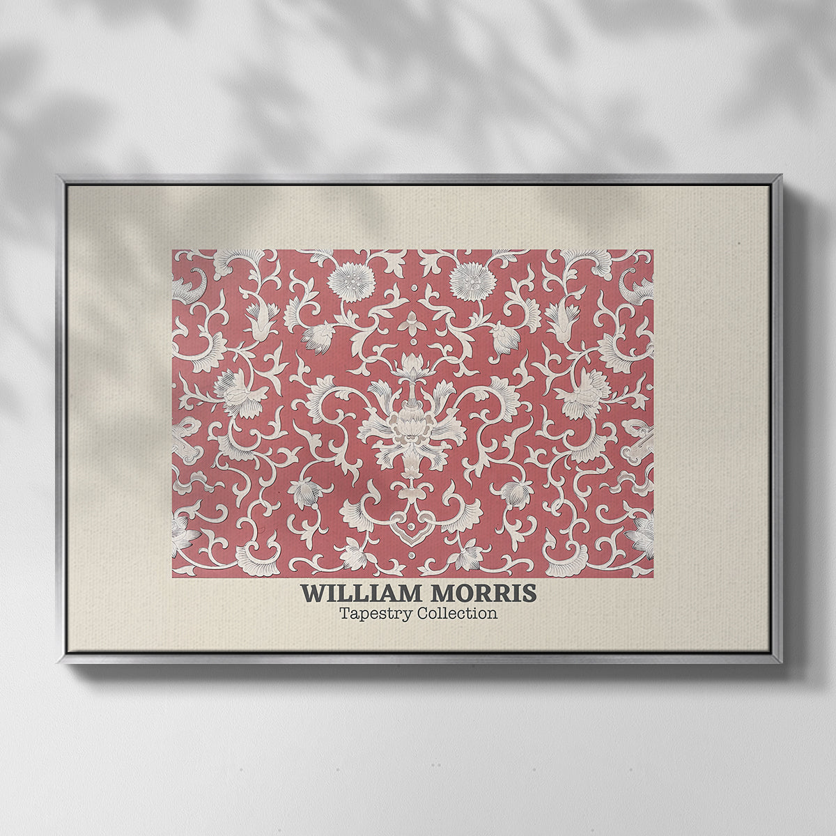 Examples of Chinese Ornament, Pl. XCV (Morris Inspired), 1867 - Floater Framed Canvas Print