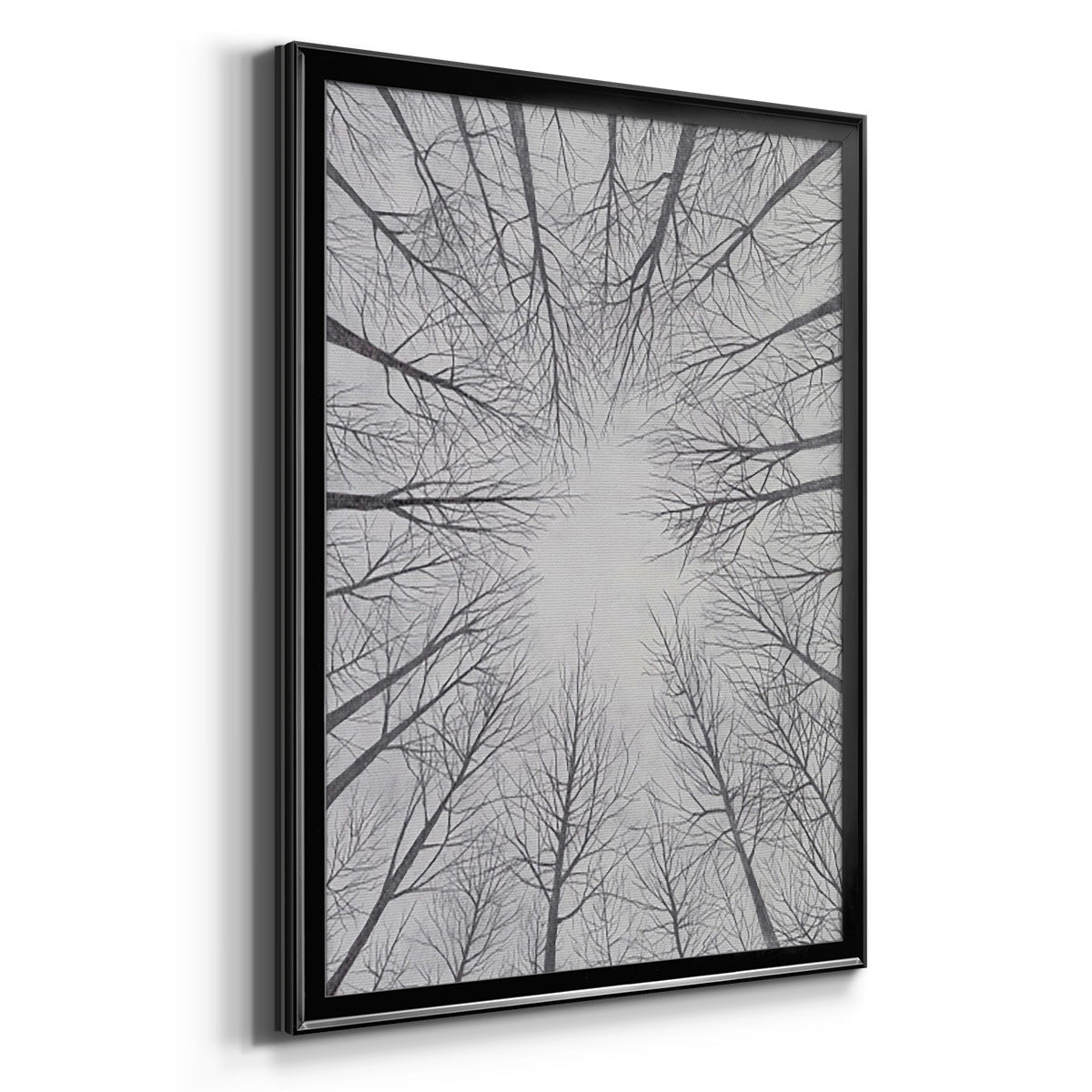 Deciduous Canopy II - Modern Framed Canvas Print