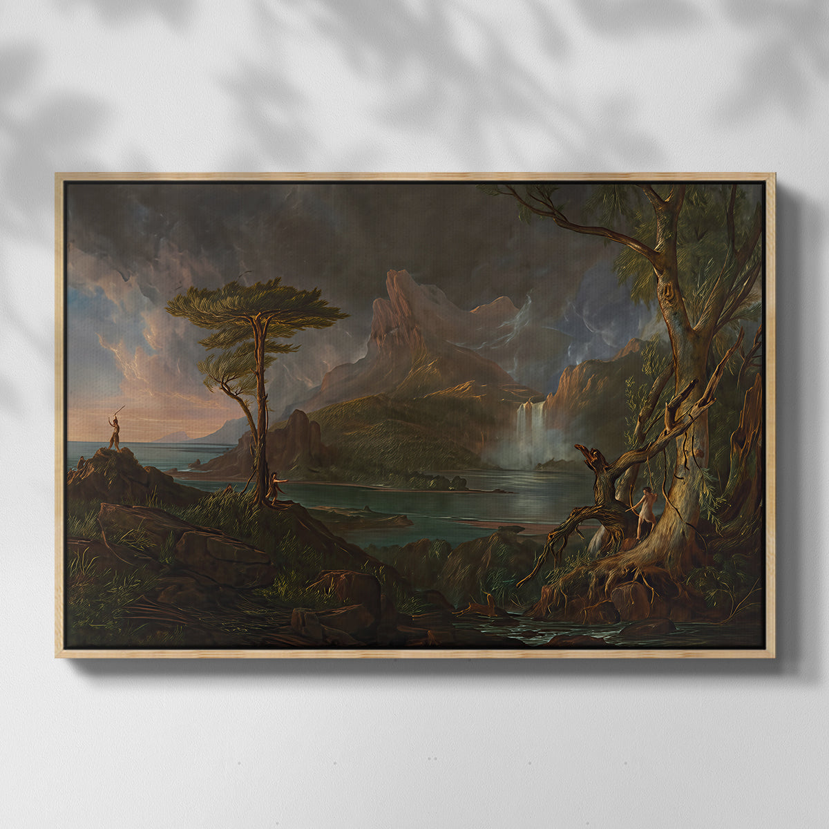 A Wild Scene, 1831-1832 - Floater Framed Canvas Print