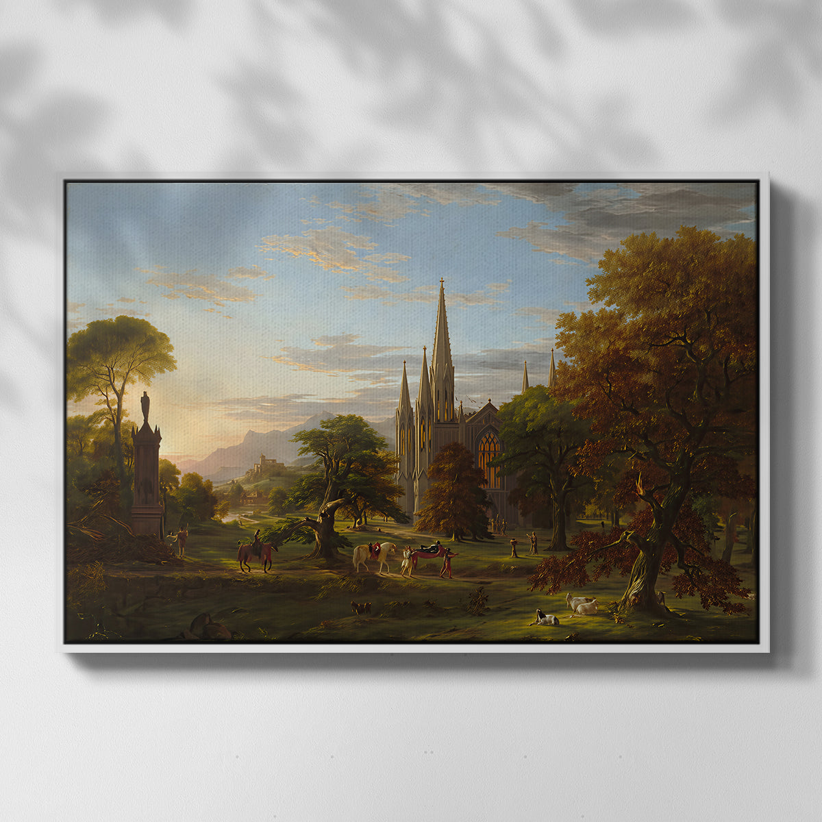 The Return, 1837 - Floater Framed Canvas Print