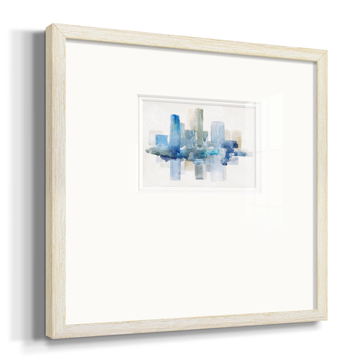 Soft Skyline II Premium Framed Print Double Matboard