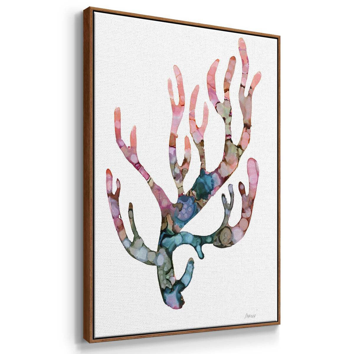 Sea Coral II Framed Premium Gallery Wrapped Canvas - Ready to Hang