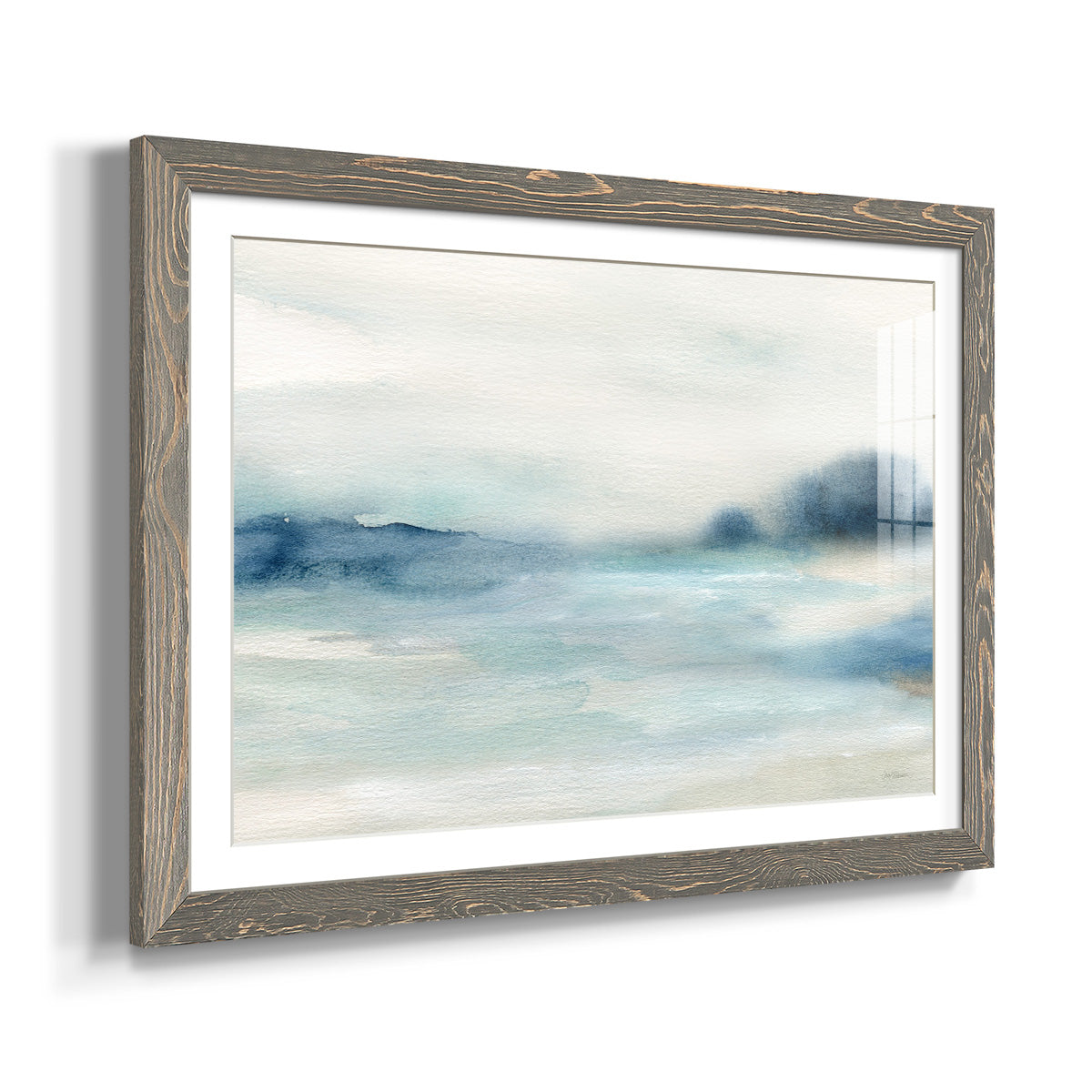 Simply Soft Morning - Barnwood Framed Art Print