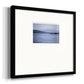 Blue Serenity- Premium Framed Print Double Matboard