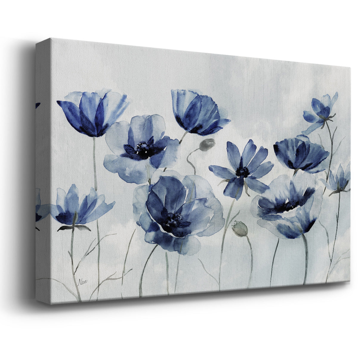 Indigo Spring Awakening - Canvas Art Print