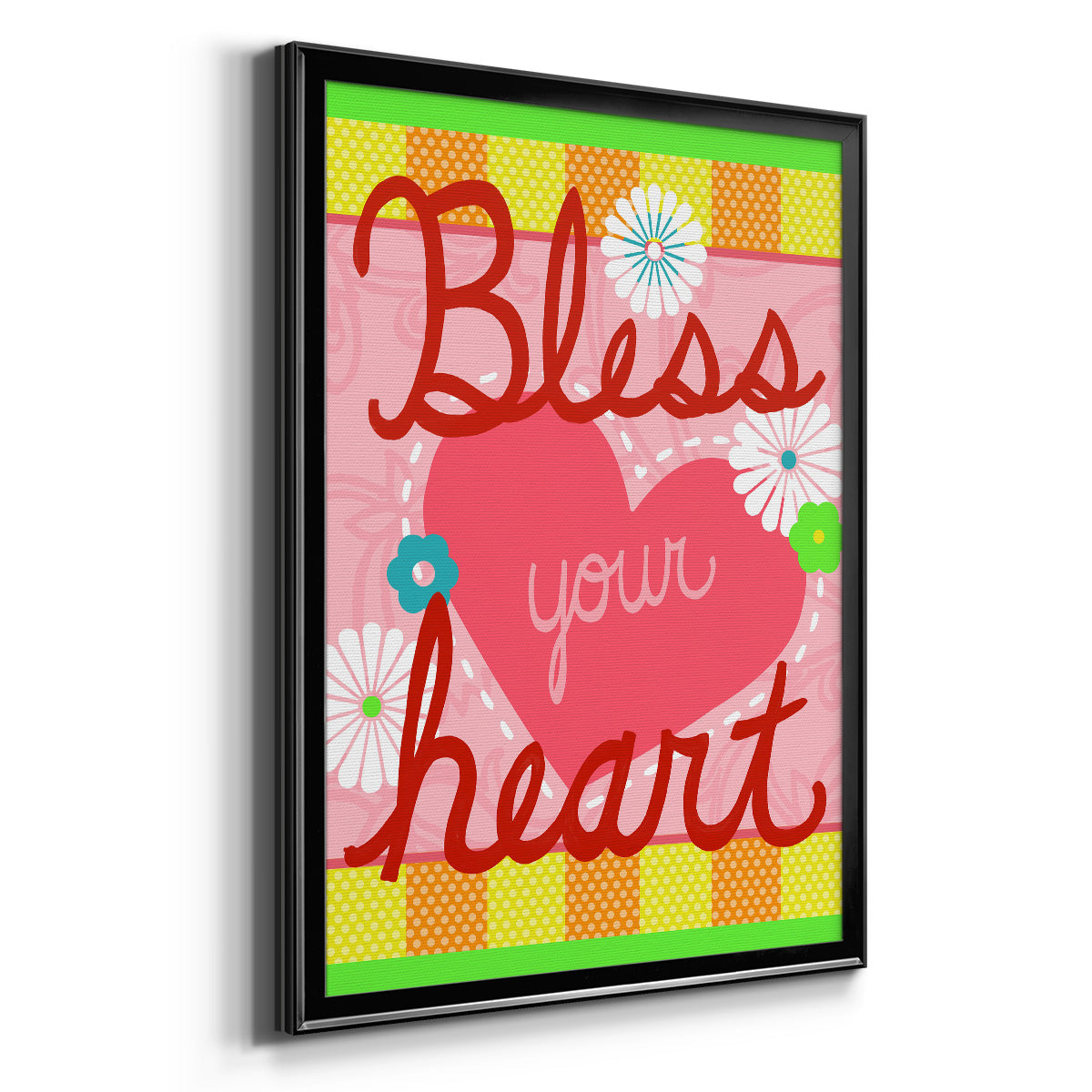 Southern Sayings I - Modern Framed Canvas Print