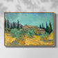 Wooden Sheds Among the Olive Trees and Cypresses, 1889 - Floater Framed Canvas Print