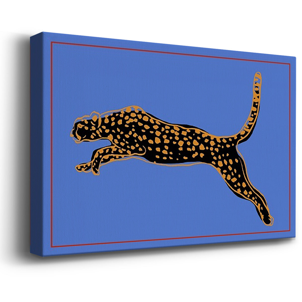 The Wild Leopard I Premium Gallery Wrapped Canvas - Ready to Hang