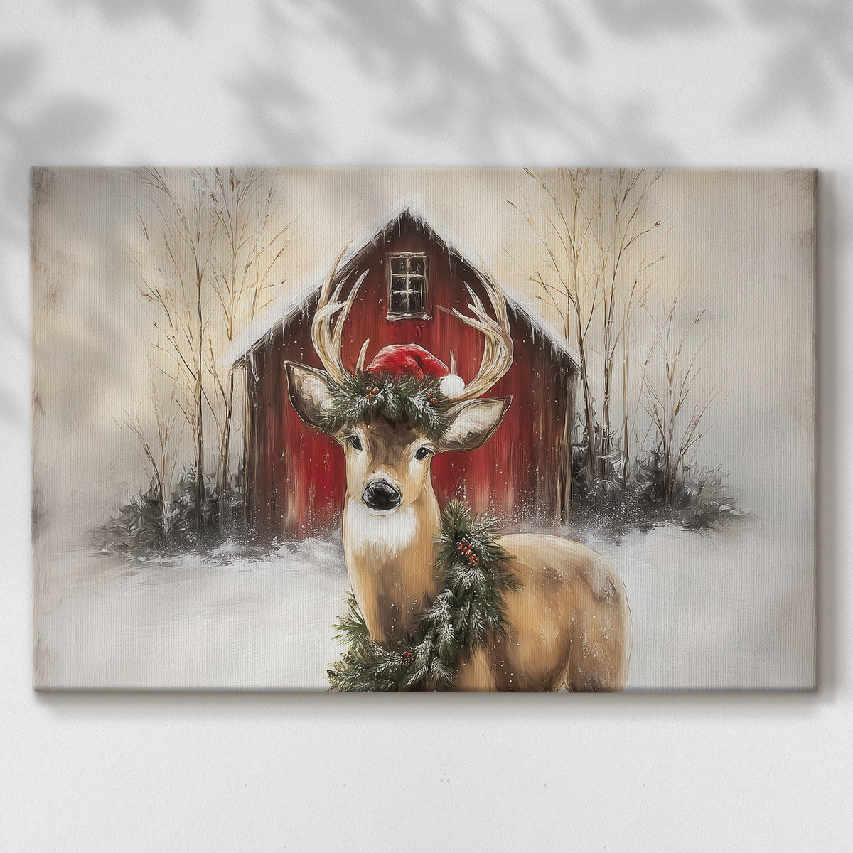 Golden Fir Blessing - Canvas Art Print