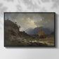 From the Western Coast of Norway, 1862 - Floater Framed Canvas Print