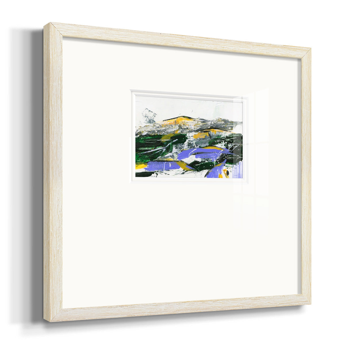 Silent Mountain II Premium Framed Print Double Matboard