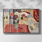 Woman with Anemones (Femme et anémones), c. 1920-1921 - Floater Framed Canvas Print