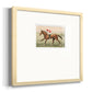 Vintage Equestrian I Premium Framed Print Double Matboard