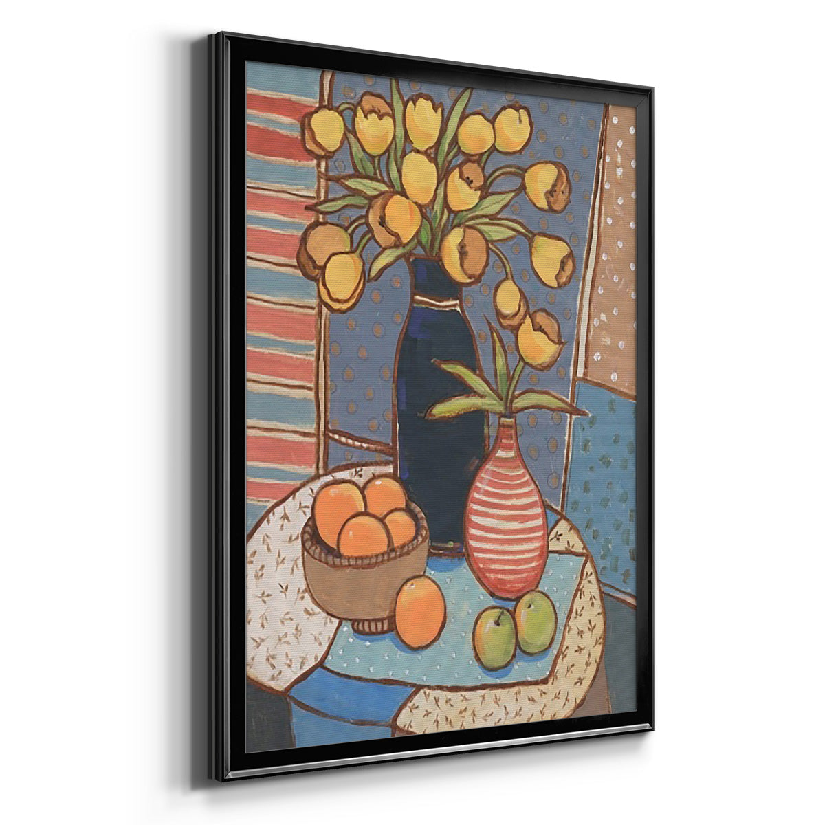 Table Still Life II - Modern Framed Canvas Print