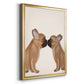 French Kiss Close Up I - Modern Framed Canvas Print