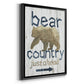 Bear Country - Modern Framed Canvas Print
