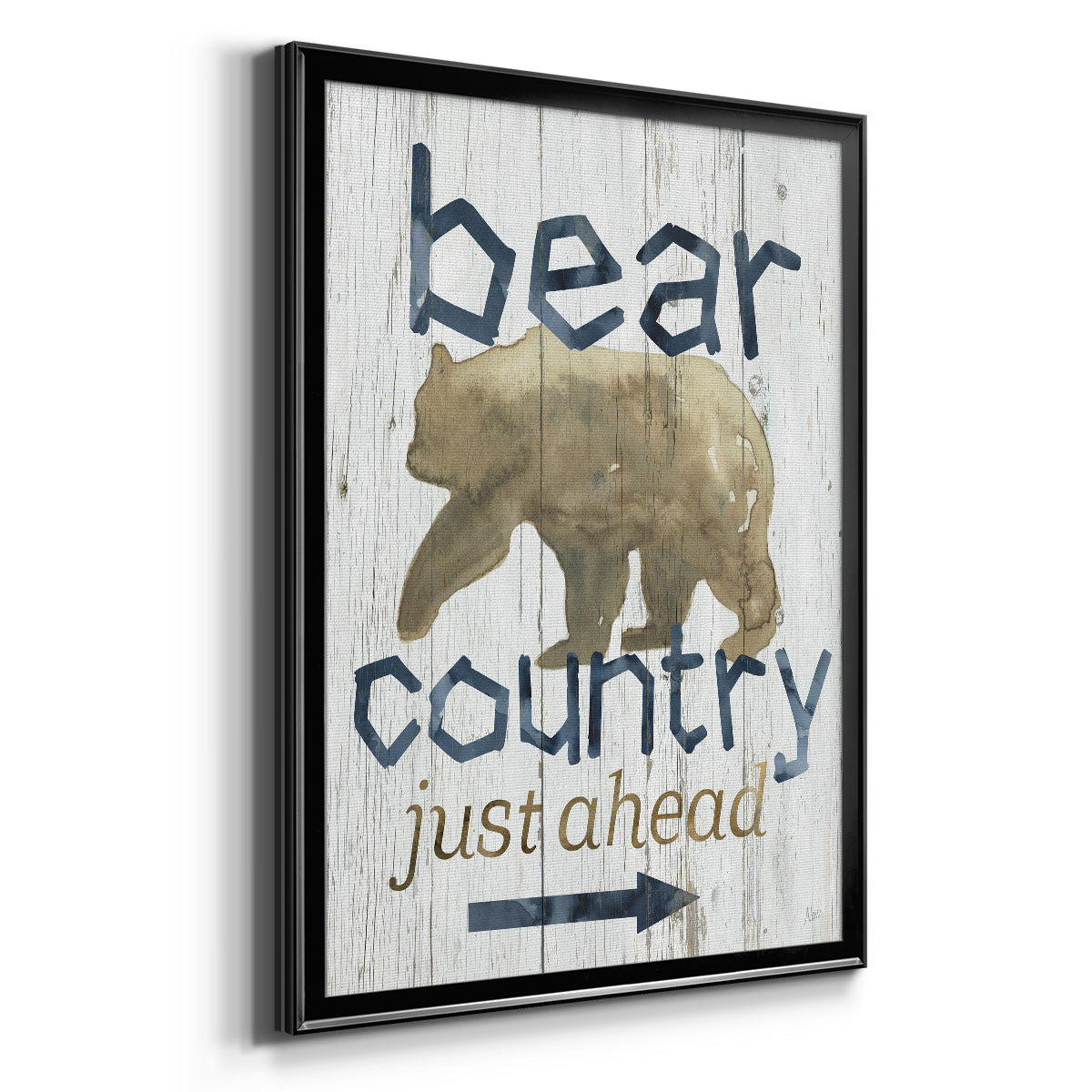 Bear Country - Modern Framed Canvas Print