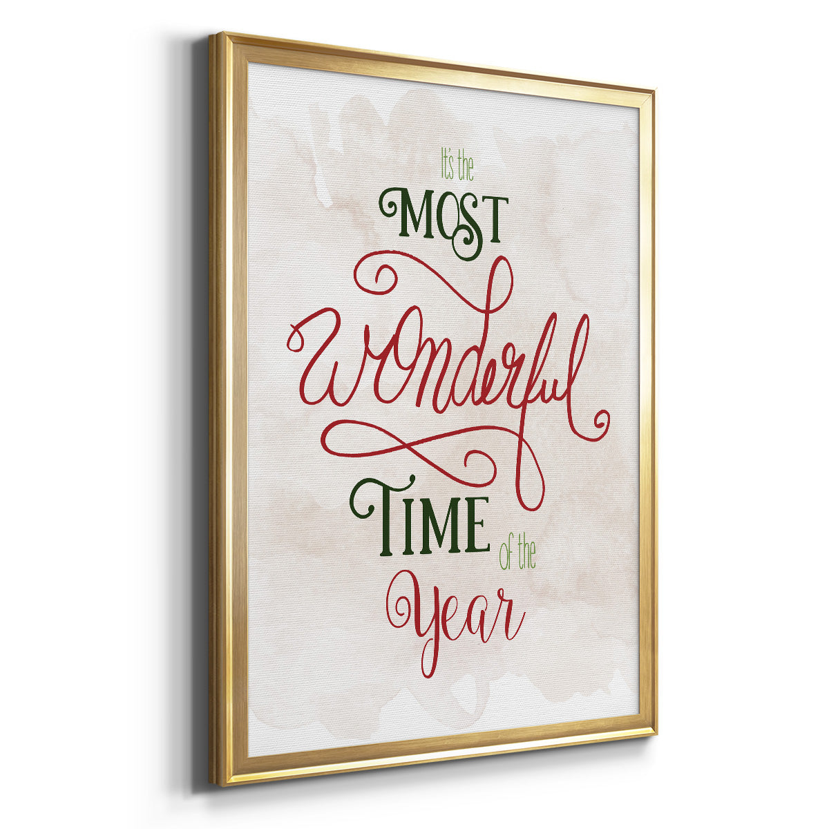 Wonderful Time of the Year - Modern Framed Canvas Print