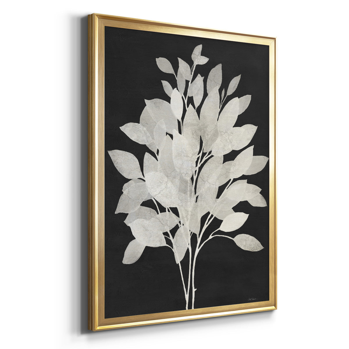 Misty Branches I - Modern Framed Canvas Print