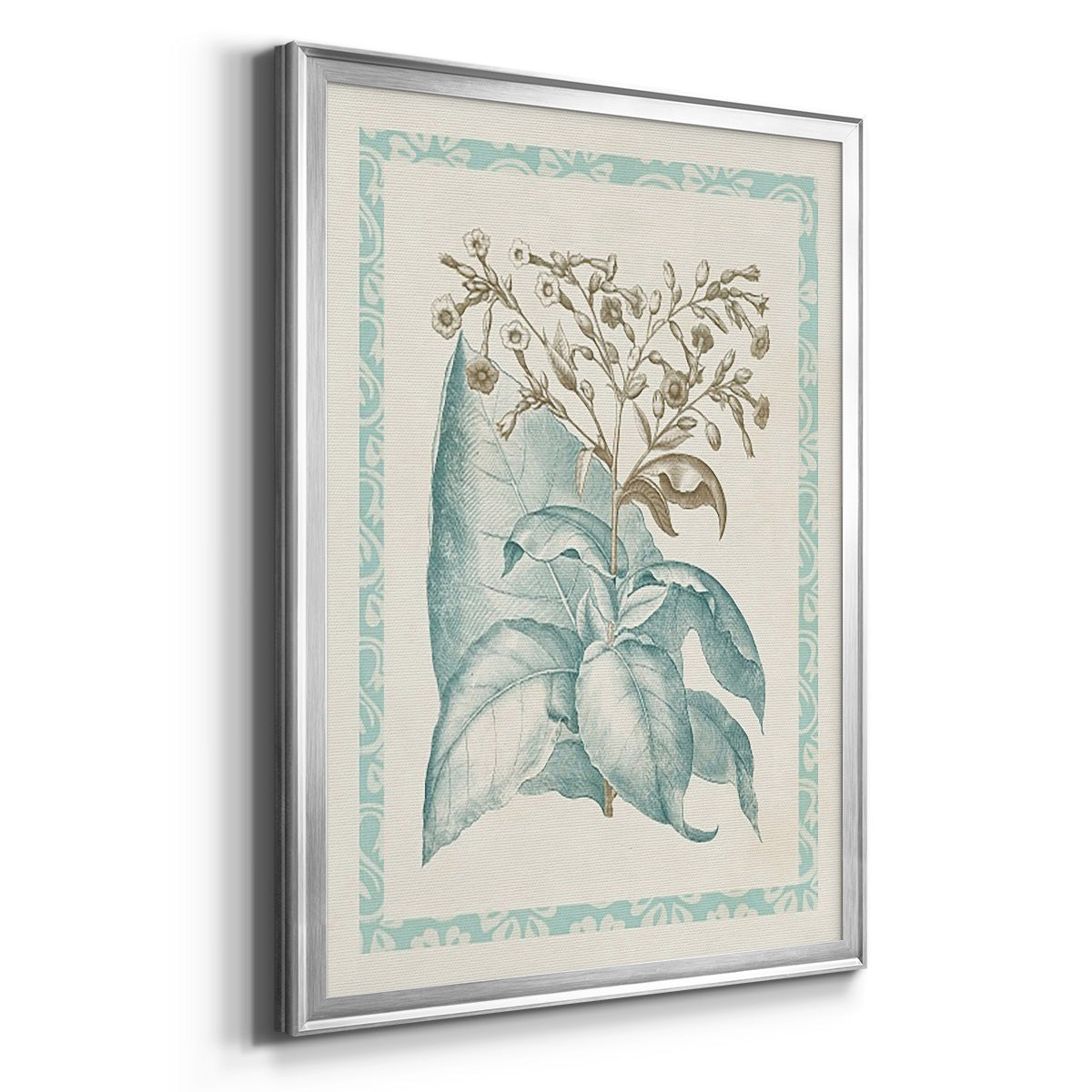 Willow Blue Besler I - Modern Framed Canvas Print