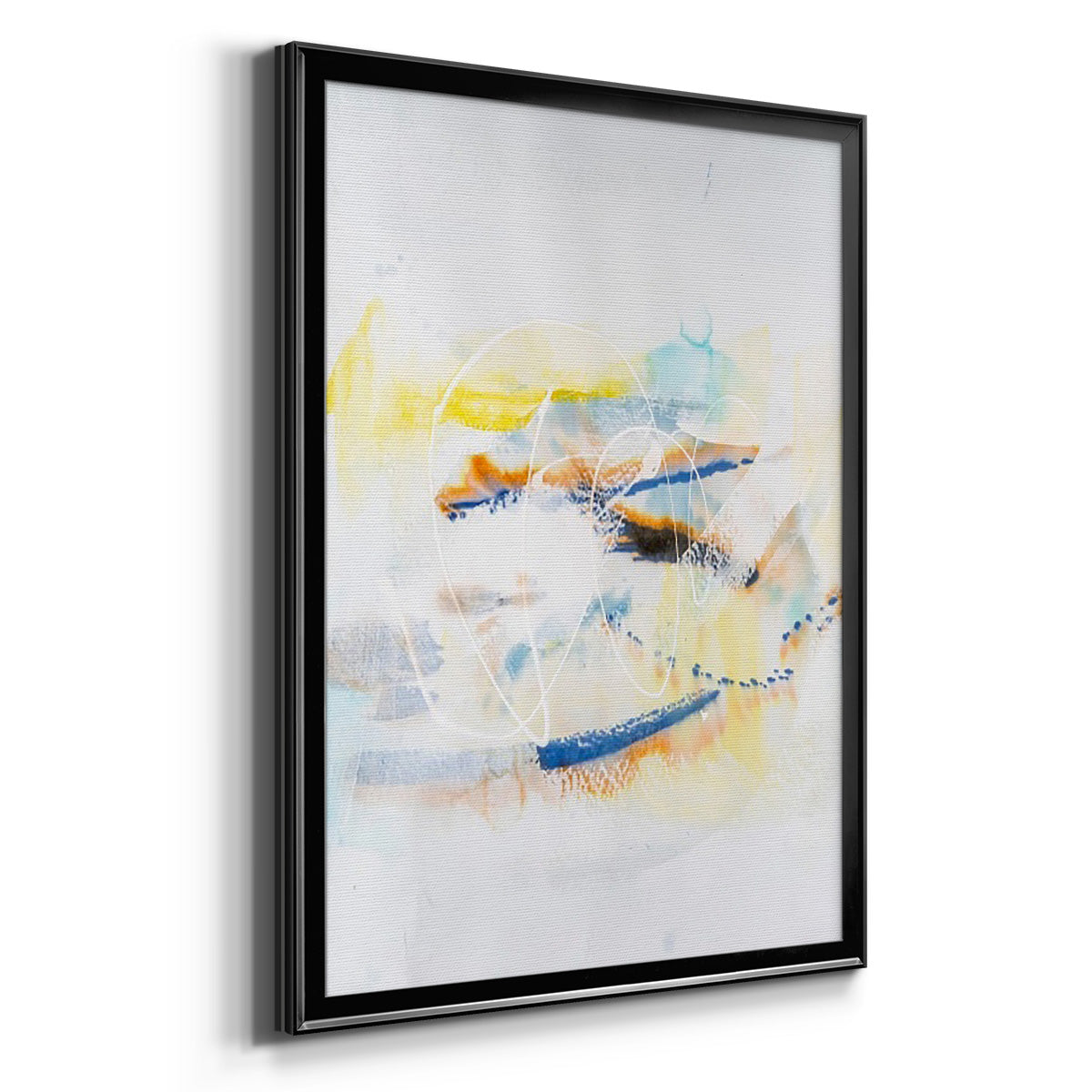 Spacial I - Modern Framed Canvas Print