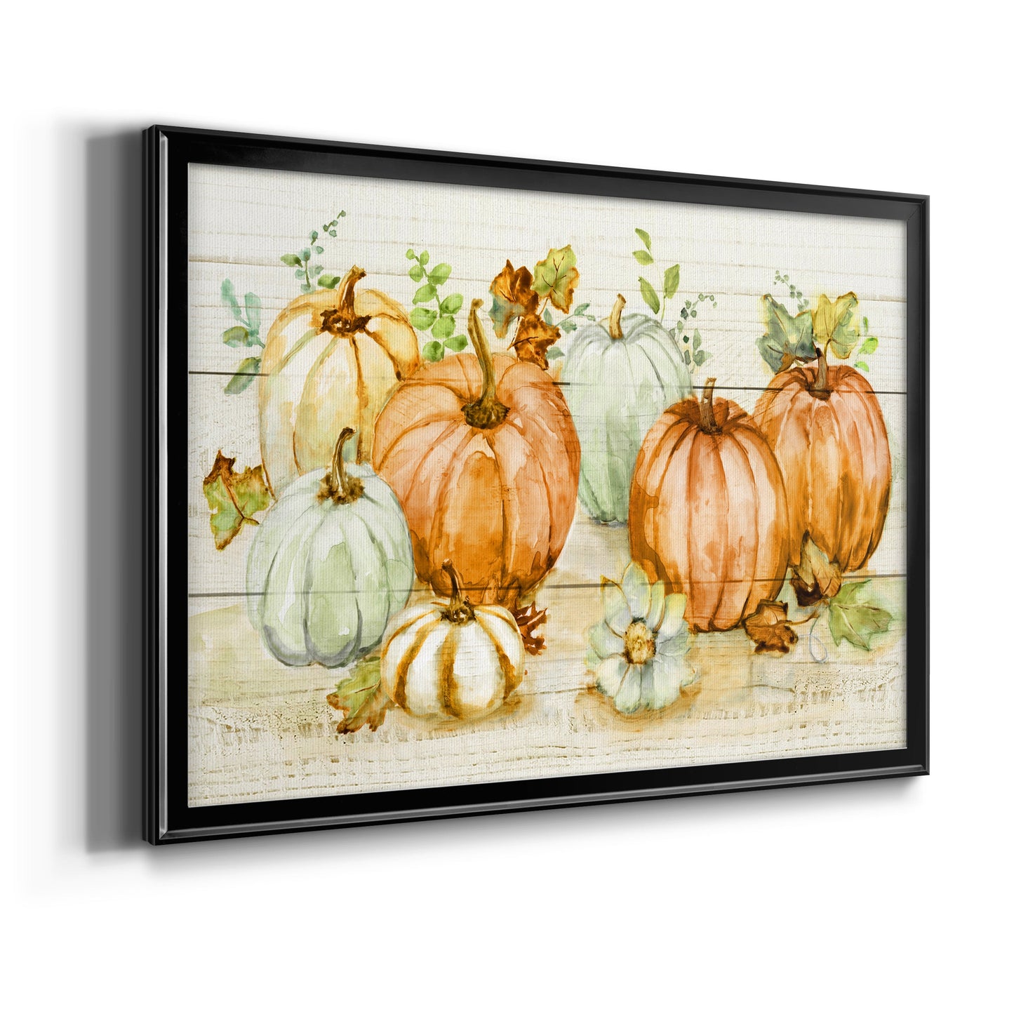 Harvest Pumpkins Premium Classic Framed Canvas - Ready to Hang