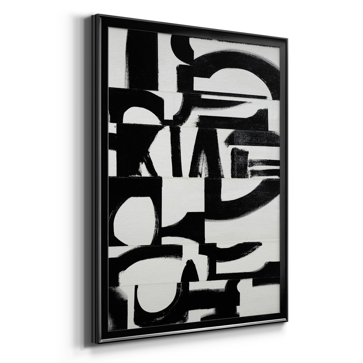 Prosperous Elements V10 - Modern Framed Canvas Print