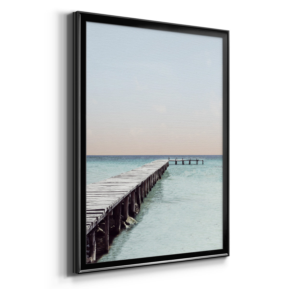 La Playa - Modern Framed Canvas Print