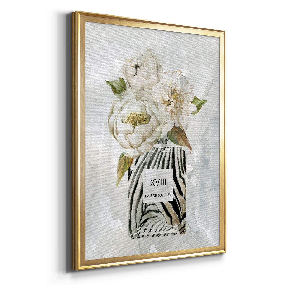 Feminine Wilds II - Modern Framed Canvas Print