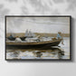 Boys in a Dory, 1873 - Floater Framed Canvas Print