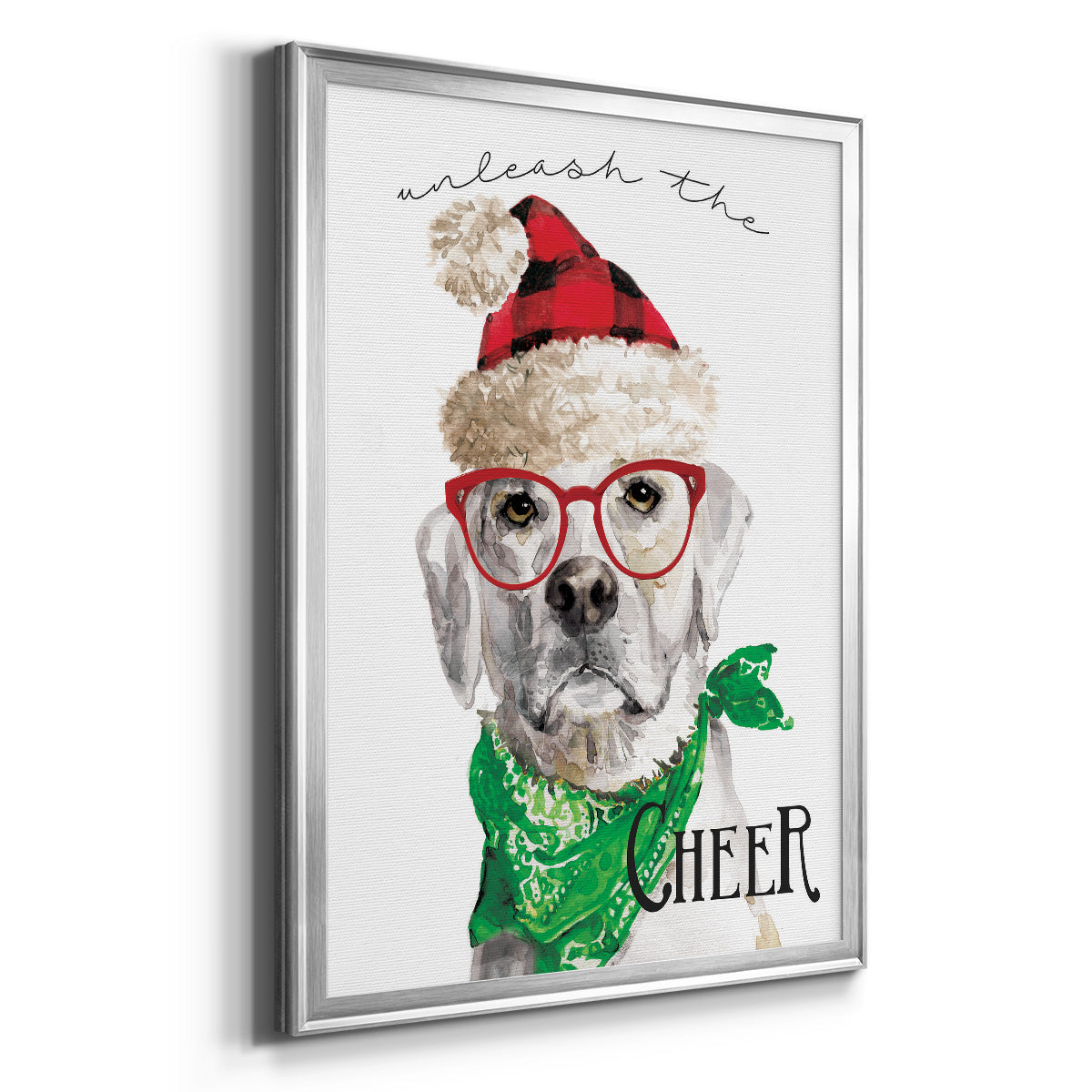 Unleash the Cheer - Modern Framed Canvas Print