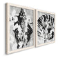 Ocean Inkblot I - Premium Framed Canvas 2 Piece Set - Ready to Hang