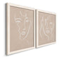 Curly Face I - Premium Framed Canvas 2 Piece Set - Ready to Hang