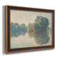 The Seine at Giverny - Ornate Framed Canvas Print
