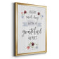 Grateful Heart - Modern Framed Canvas Print