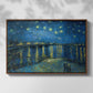 Starry Night Over the Rhône, 1888 - Floater Framed Canvas Print