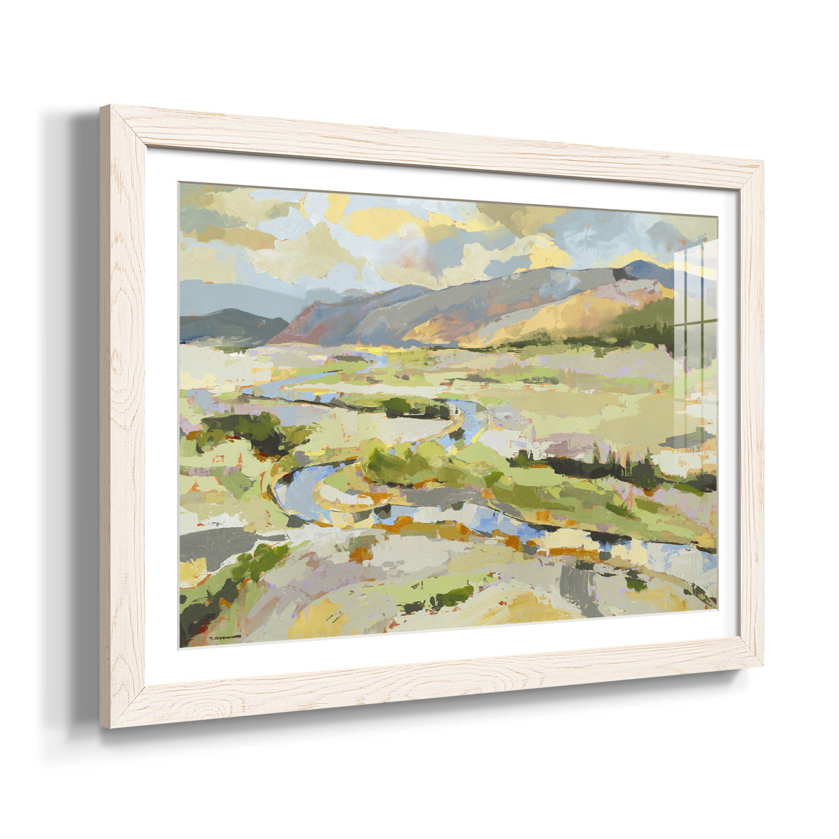 Mile Ten - Barnwood Framed Art Print