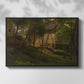 German Farm, 1859 - Floater Framed Canvas Print