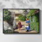 Summer Day in Jyllinge, 1922 - Floater Framed Canvas Print