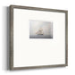 Foggy Sail III Premium Framed Print Double Matboard